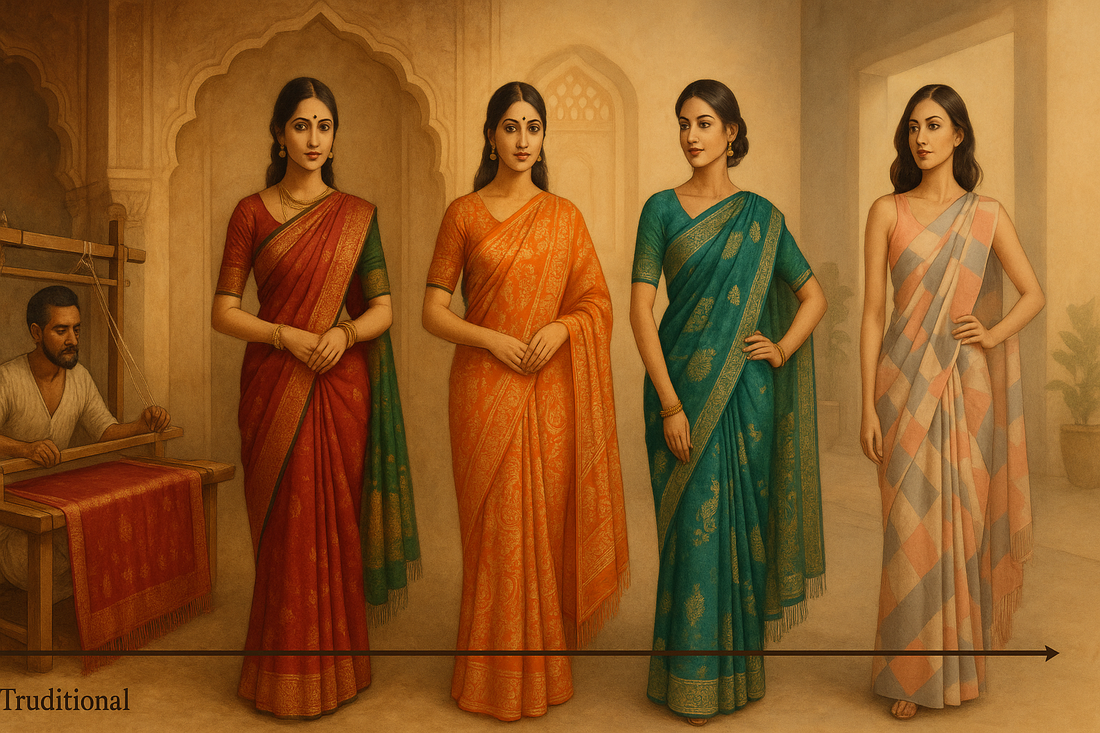 The History of the Saree: From Ancient Times to Modern Handloom Silk Sarees