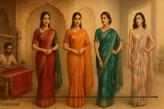 The History of the Saree: From Ancient Times to Modern Handloom Silk Sarees