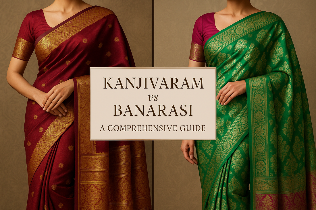 Kanjivaram vs. Banarasi Sarees: A Complete Guide to Bengal Silk Saree Elegance
