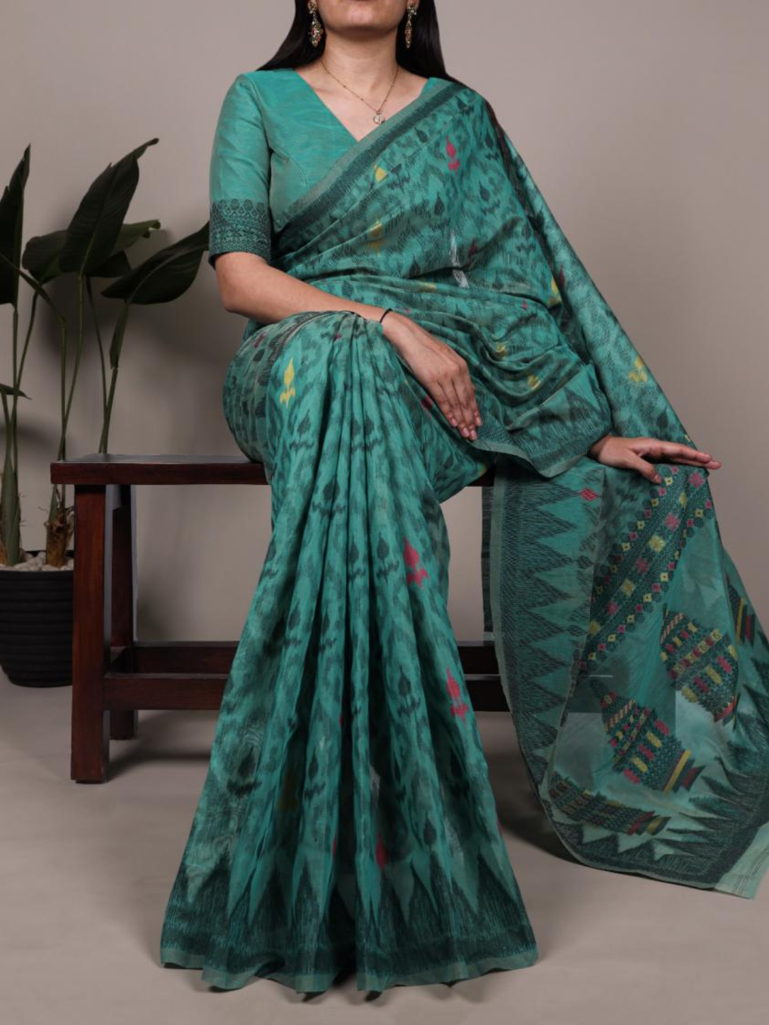 Hit Design Poly Cotton Saree for Women