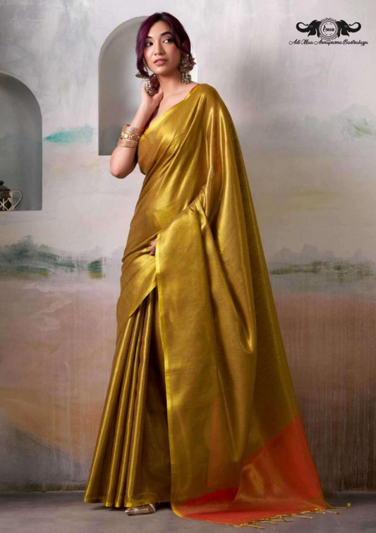 Premium Subtle Block Print Silk Blend Saree in Pastel Tones set of 6