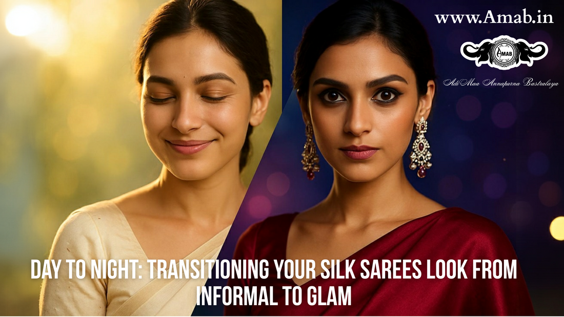 Day to Night: Transitioning Your silk sarees Look from Informal to Glam