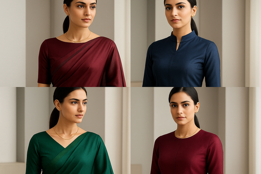 Bengal Silk Sarees Blouse Neck Designs: Slim Look & Office Styling Tips 2025