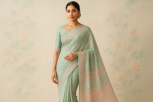 How to Look Slim in Block Print Saree | Best Summer Wedding Sarees 2025