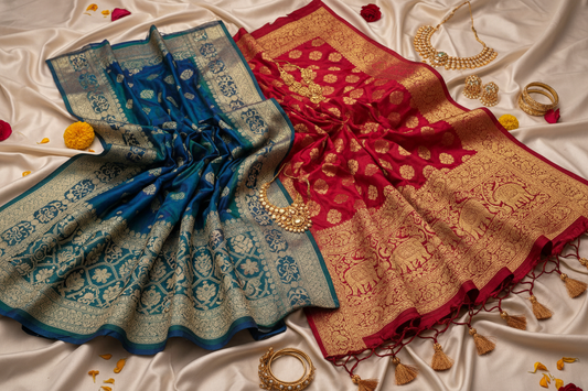 Silk Jamdani to Wedding Benarasi Sarees Guide