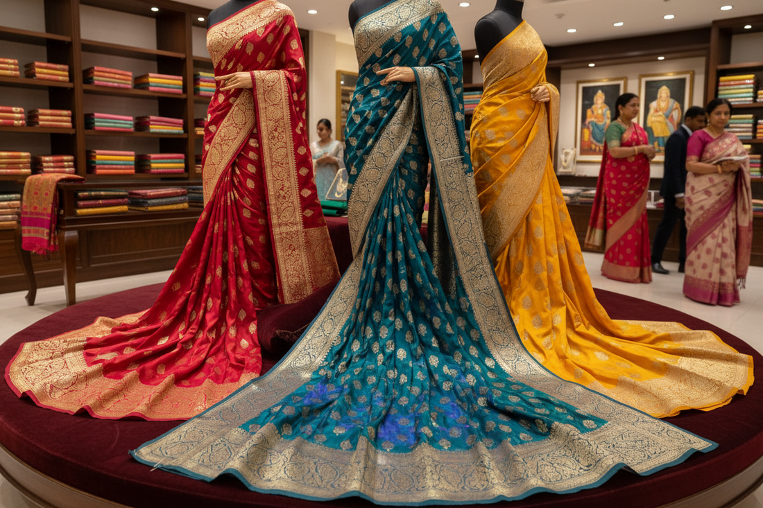 Silk Saree Collection – Golden & Bengal Handloom