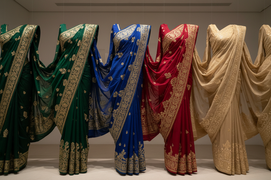 Timeless Sarees Guide: Silk, Purple, Gold & Wedding Styles