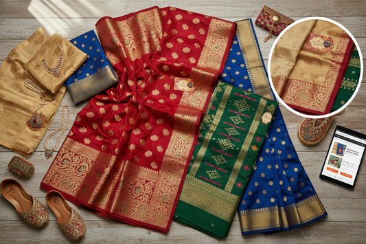 Handloom Silk Sarees & Online Wedding Sarees Guide