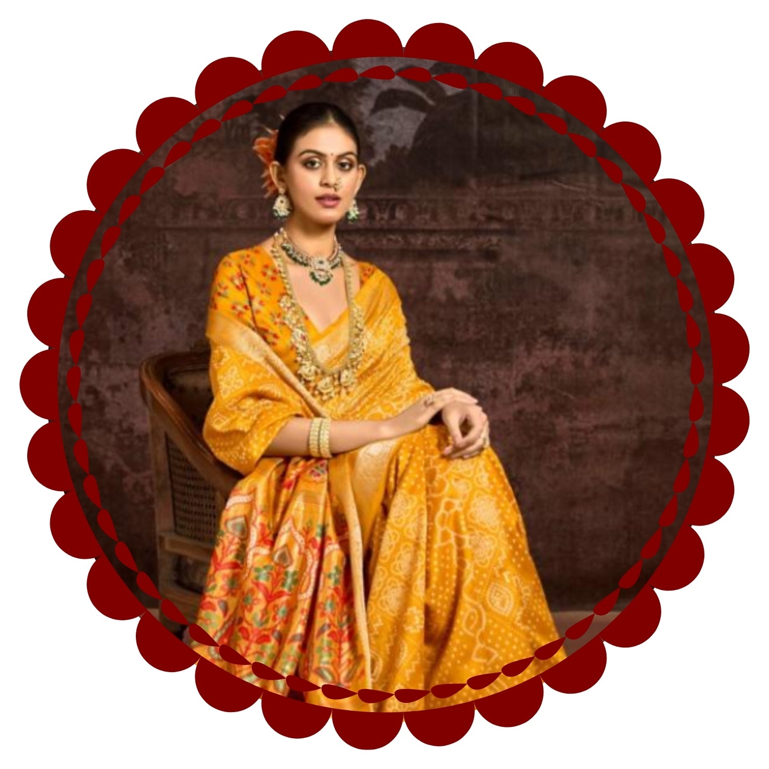 Bandhej Sarees