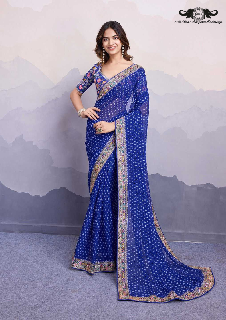 Handloom Banarasi Soft Silk Saree with Traditional Paisley Butti Weaving set of 6