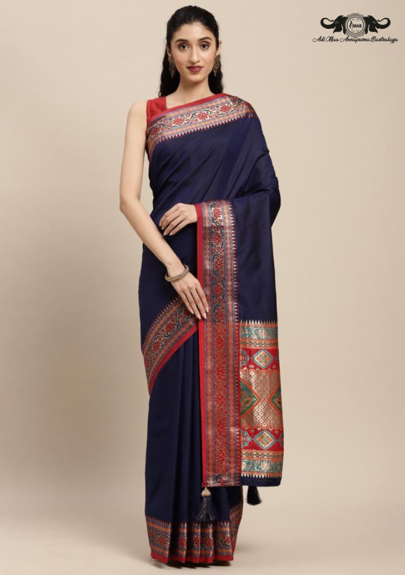 Traditional Bandhani Print Chiffon Saree with Intricate Embroidered Border set of 6