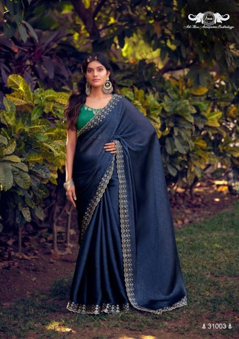 Luxurious Sanvi Silk Saree with Traditional Floral Woven Design set of 8