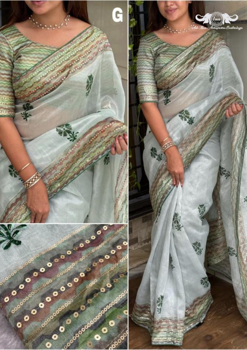 Cotton Blend Digital Print Saree with Intricate Elephant Motifs set of 1