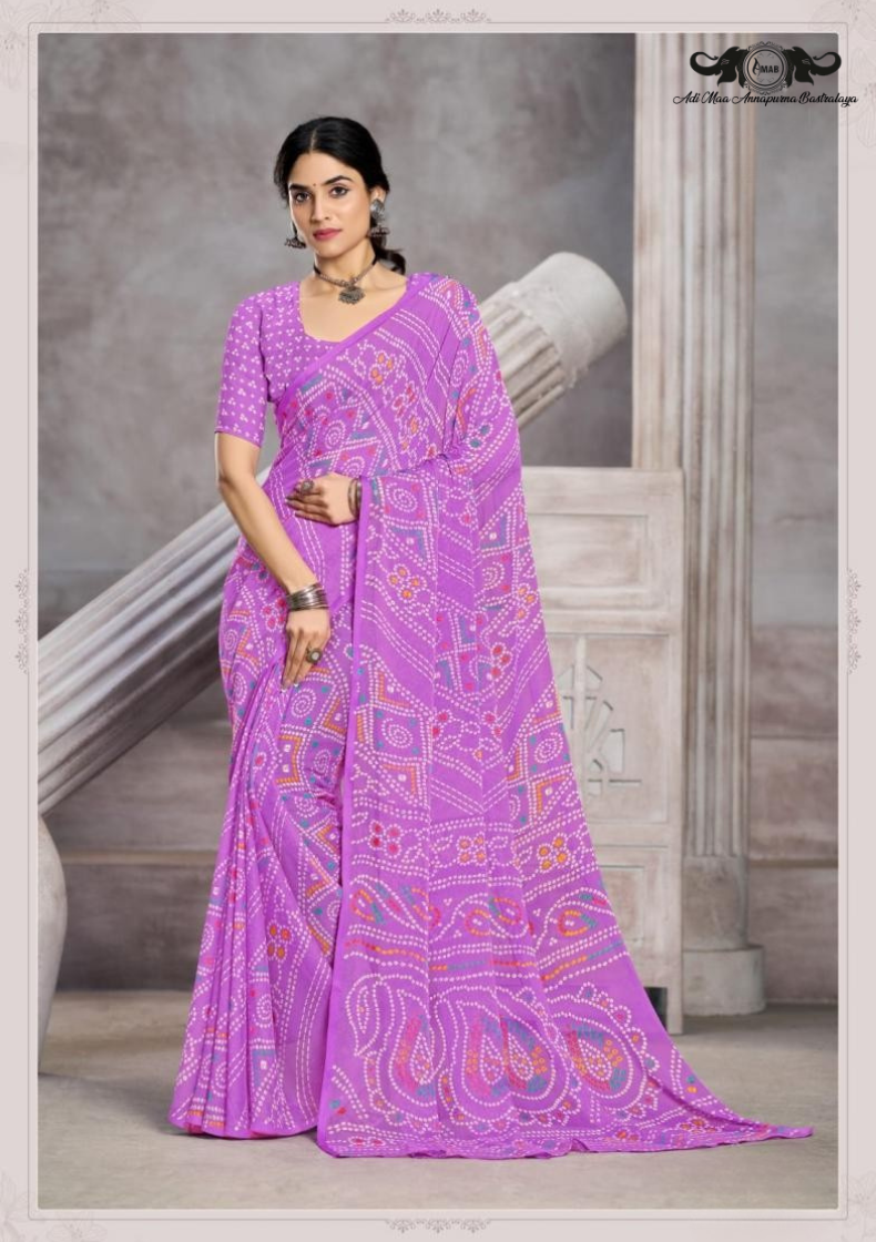 Cotton Blend Digital Print Saree with Intricate Elephant Motifs set of 12