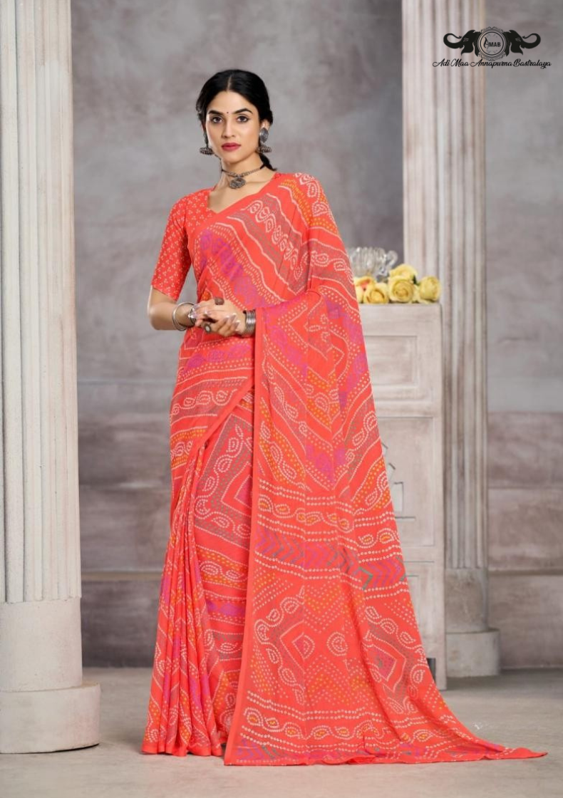 Cotton Blend Digital Print Saree with Intricate Elephant Motifs set of 12