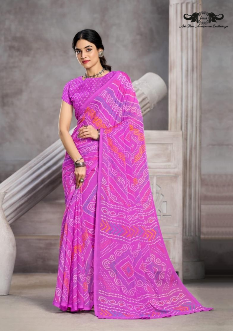 Cotton Blend Digital Print Saree with Intricate Elephant Motifs set of 12