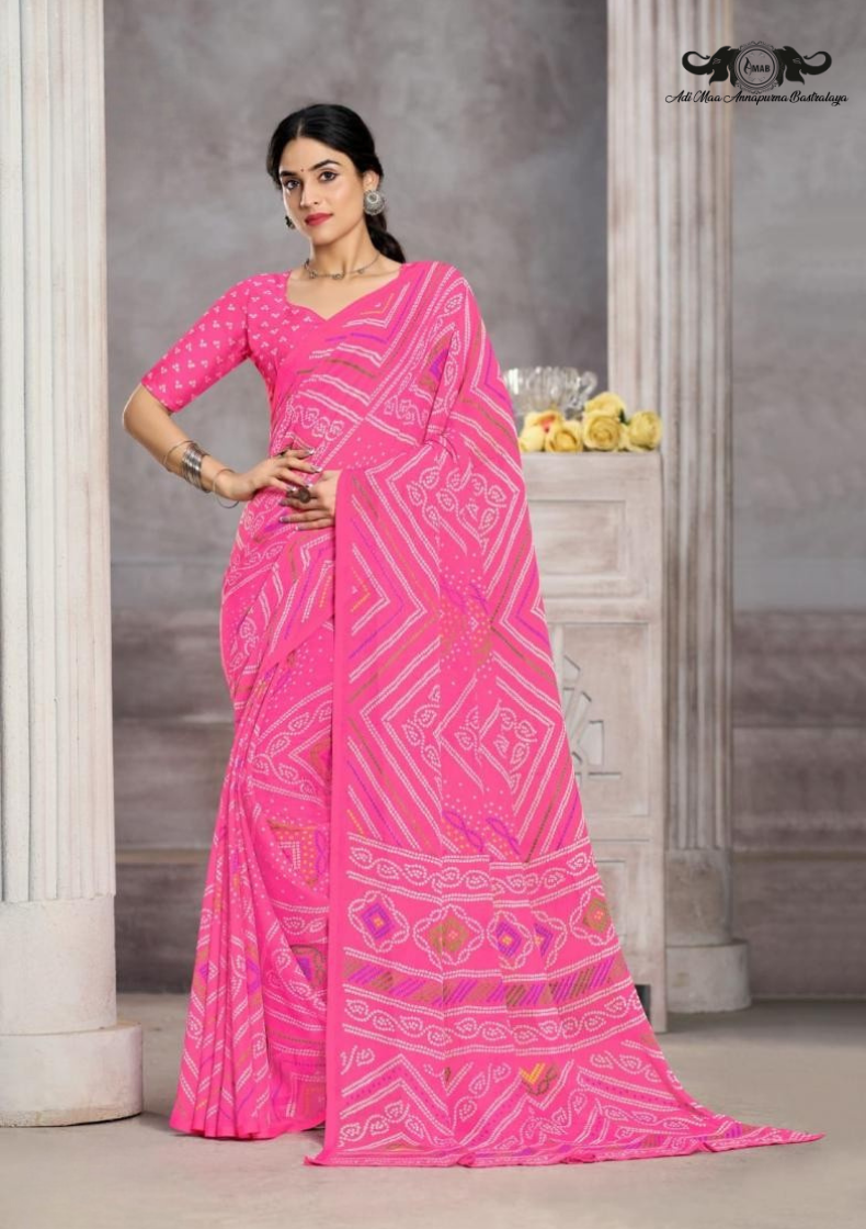 Cotton Blend Digital Print Saree with Intricate Elephant Motifs set of 12