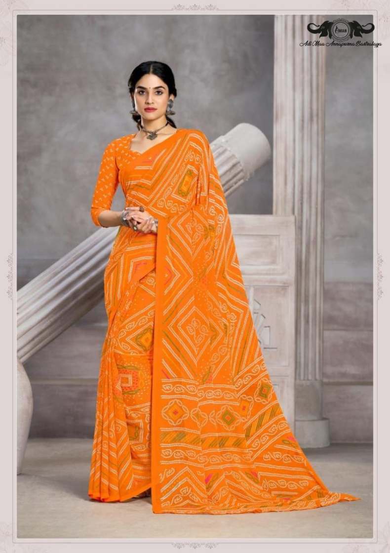 Cotton Blend Digital Print Saree with Intricate Elephant Motifs set of 12