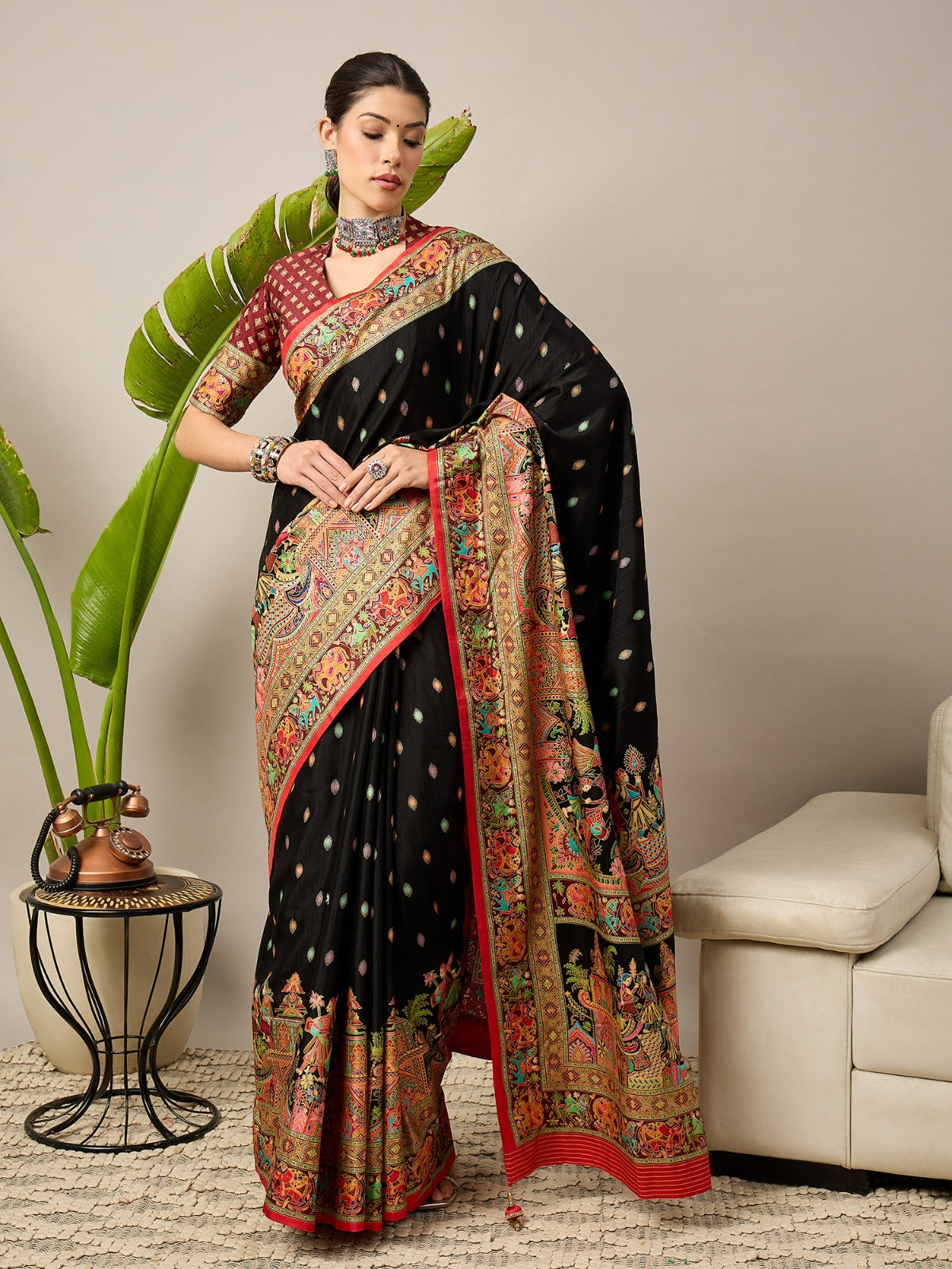 Elegant Pure Dola Viscose Saree – Mastani Premium 05