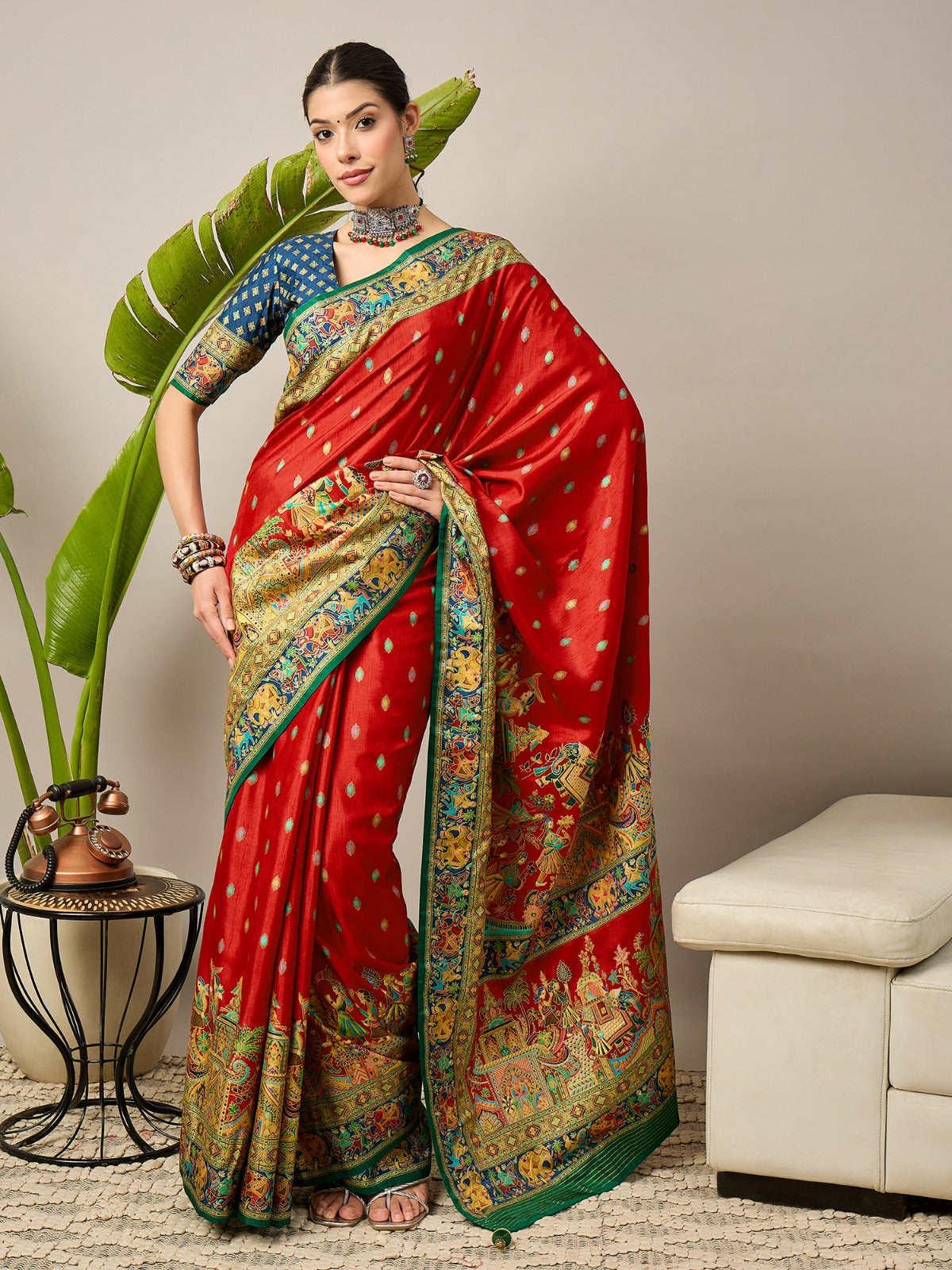 Elegant Pure Dola Viscose Saree – Mastani Premium 05